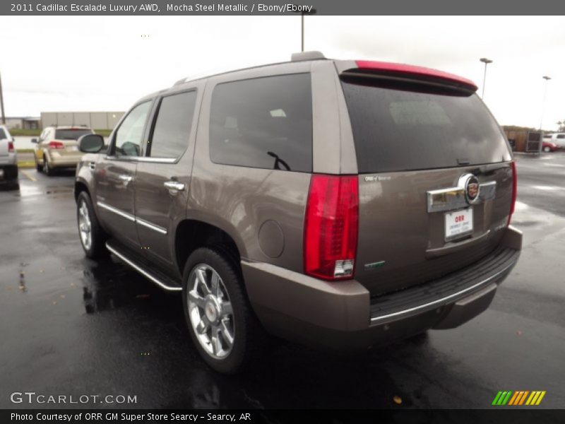 Mocha Steel Metallic / Ebony/Ebony 2011 Cadillac Escalade Luxury AWD