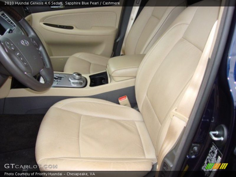 Sapphire Blue Pearl / Cashmere 2010 Hyundai Genesis 4.6 Sedan