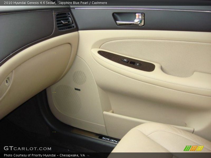 Sapphire Blue Pearl / Cashmere 2010 Hyundai Genesis 4.6 Sedan