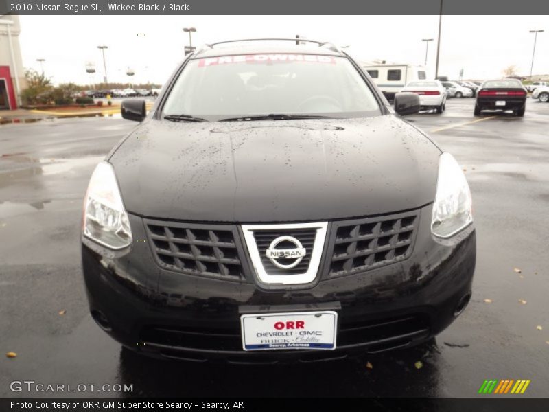 Wicked Black / Black 2010 Nissan Rogue SL