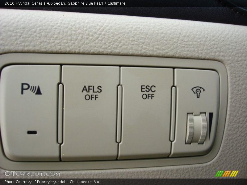Sapphire Blue Pearl / Cashmere 2010 Hyundai Genesis 4.6 Sedan