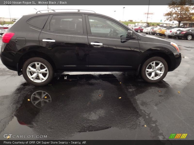 Wicked Black / Black 2010 Nissan Rogue SL