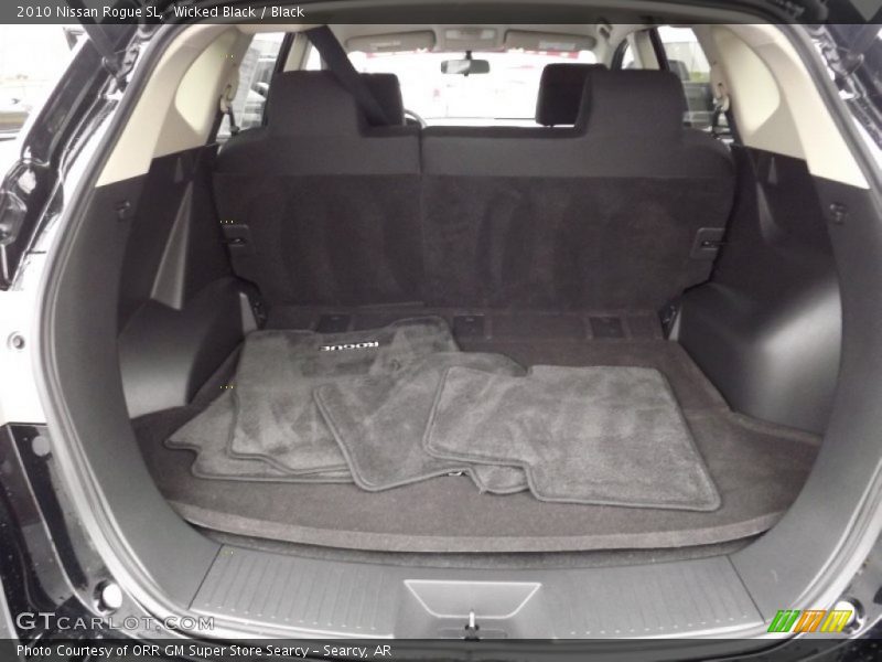 Wicked Black / Black 2010 Nissan Rogue SL