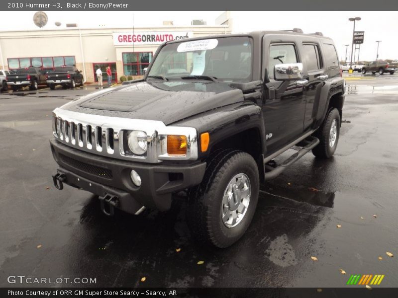 Black / Ebony/Pewter 2010 Hummer H3