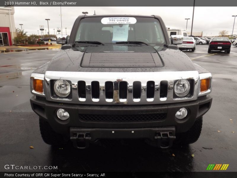 Black / Ebony/Pewter 2010 Hummer H3