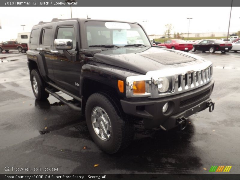 Black / Ebony/Pewter 2010 Hummer H3