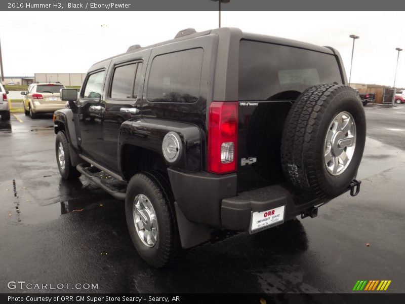 Black / Ebony/Pewter 2010 Hummer H3