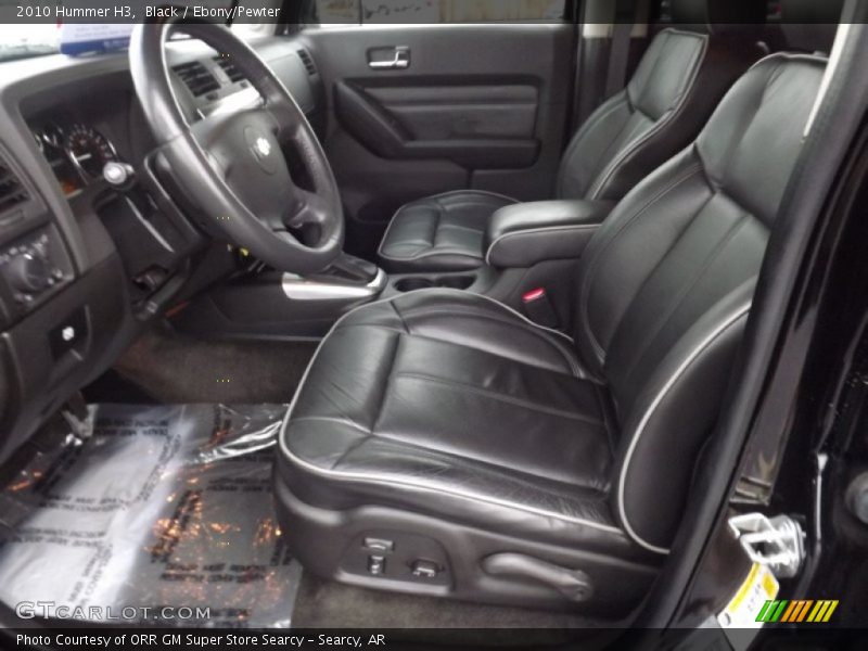 Drivers Seat in Ebony/Pewter - 2010 Hummer H3 