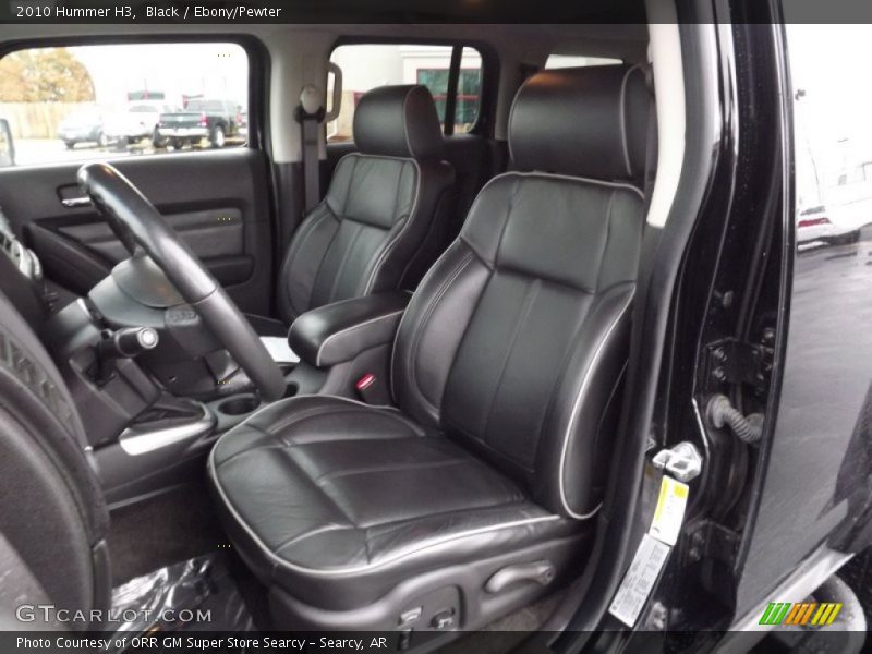 Drivers Seat in Ebony/Pewter - 2010 Hummer H3 