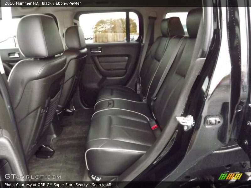 Rear Seat in Ebony/Pewter - 2010 Hummer H3 