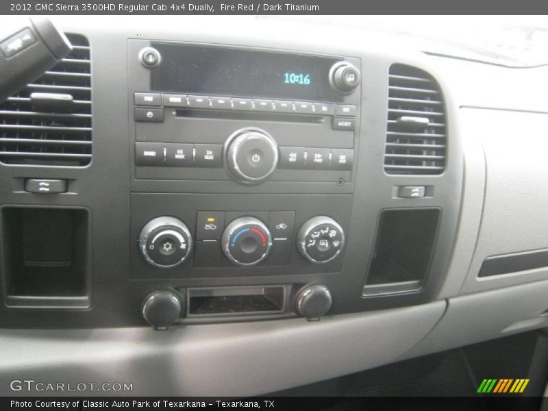 Fire Red / Dark Titanium 2012 GMC Sierra 3500HD Regular Cab 4x4 Dually