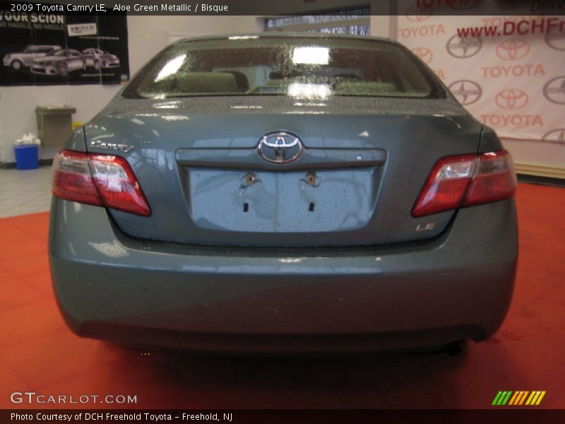 Aloe Green Metallic / Bisque 2009 Toyota Camry LE
