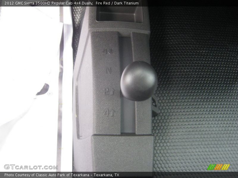 Fire Red / Dark Titanium 2012 GMC Sierra 3500HD Regular Cab 4x4 Dually