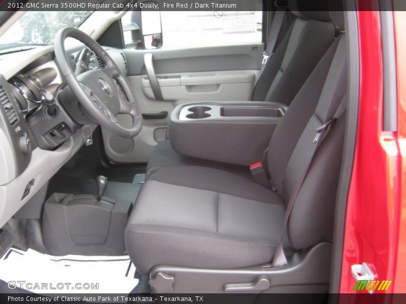 Fire Red / Dark Titanium 2012 GMC Sierra 3500HD Regular Cab 4x4 Dually