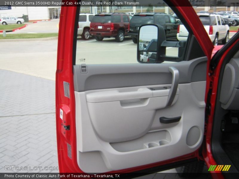 Fire Red / Dark Titanium 2012 GMC Sierra 3500HD Regular Cab 4x4 Dually