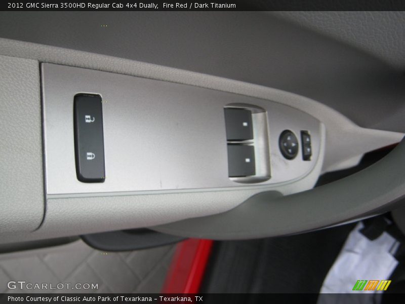Fire Red / Dark Titanium 2012 GMC Sierra 3500HD Regular Cab 4x4 Dually