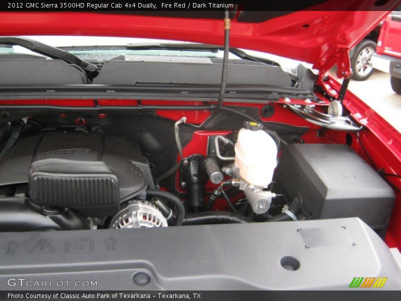 Fire Red / Dark Titanium 2012 GMC Sierra 3500HD Regular Cab 4x4 Dually