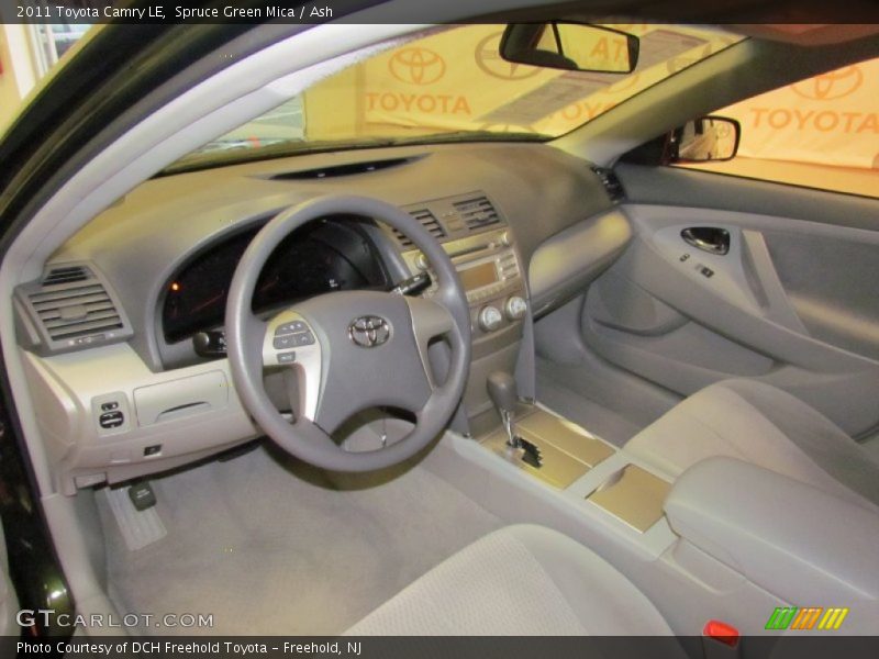 Spruce Green Mica / Ash 2011 Toyota Camry LE