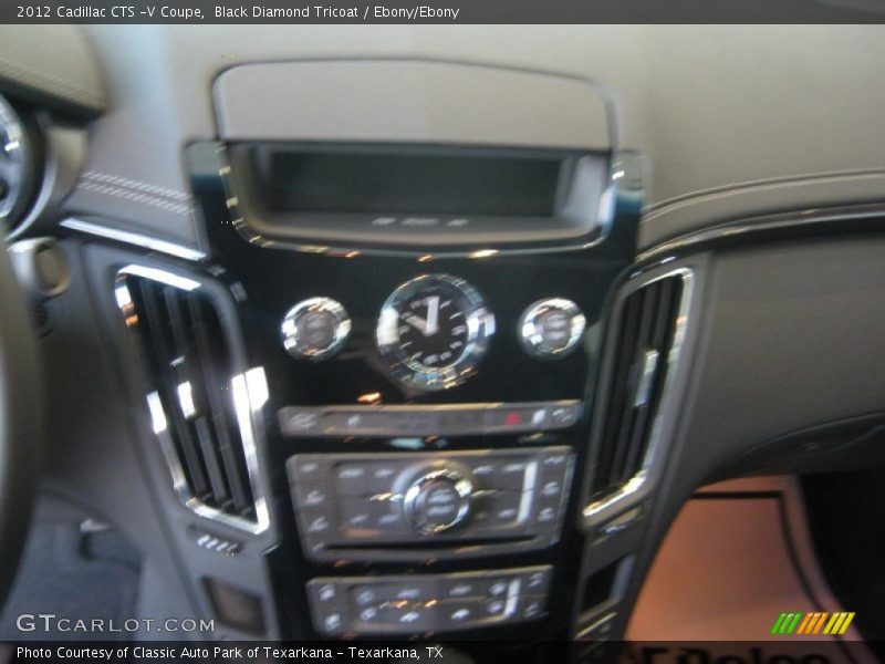 Black Diamond Tricoat / Ebony/Ebony 2012 Cadillac CTS -V Coupe