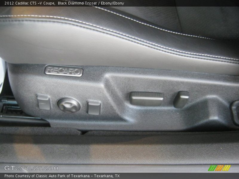 Black Diamond Tricoat / Ebony/Ebony 2012 Cadillac CTS -V Coupe