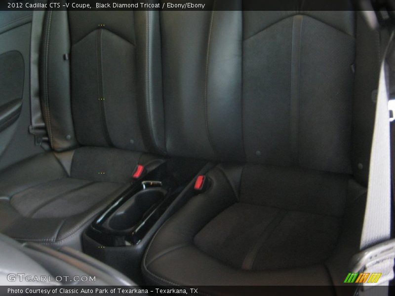 Black Diamond Tricoat / Ebony/Ebony 2012 Cadillac CTS -V Coupe