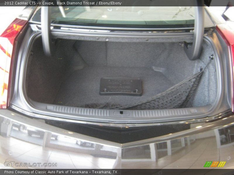 Black Diamond Tricoat / Ebony/Ebony 2012 Cadillac CTS -V Coupe