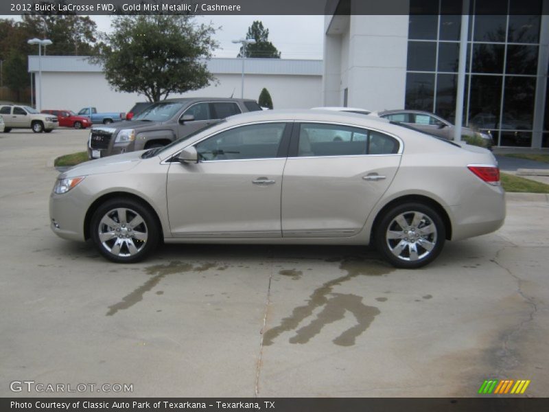 Gold Mist Metallic / Cashmere 2012 Buick LaCrosse FWD