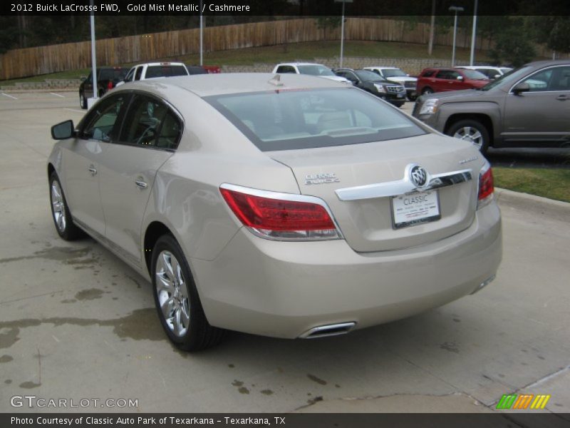 Gold Mist Metallic / Cashmere 2012 Buick LaCrosse FWD