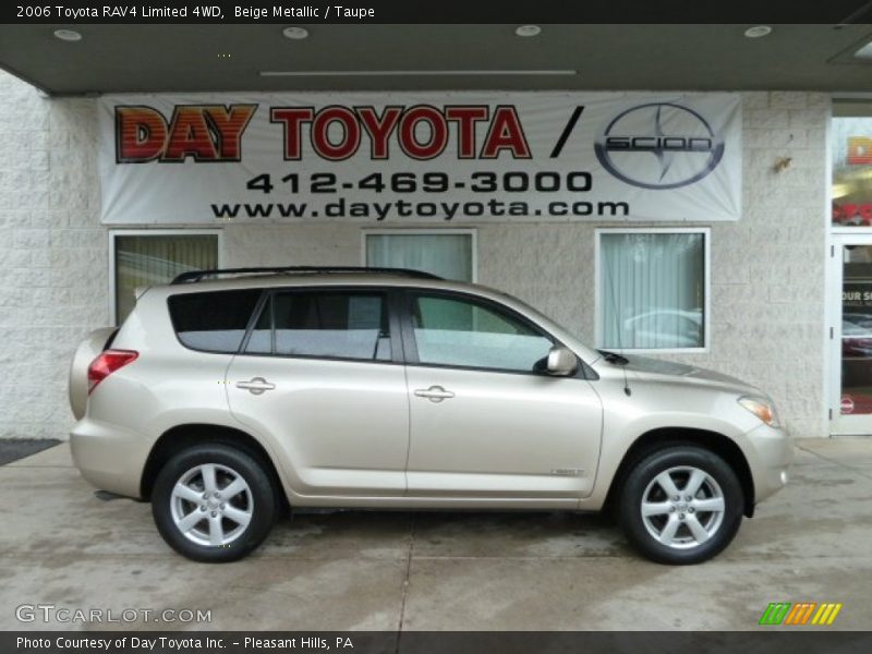 Beige Metallic / Taupe 2006 Toyota RAV4 Limited 4WD