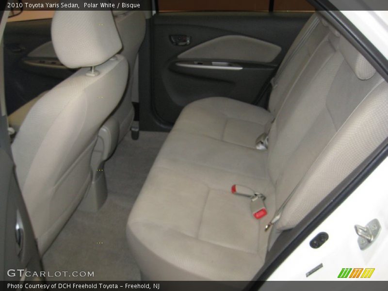 Polar White / Bisque 2010 Toyota Yaris Sedan