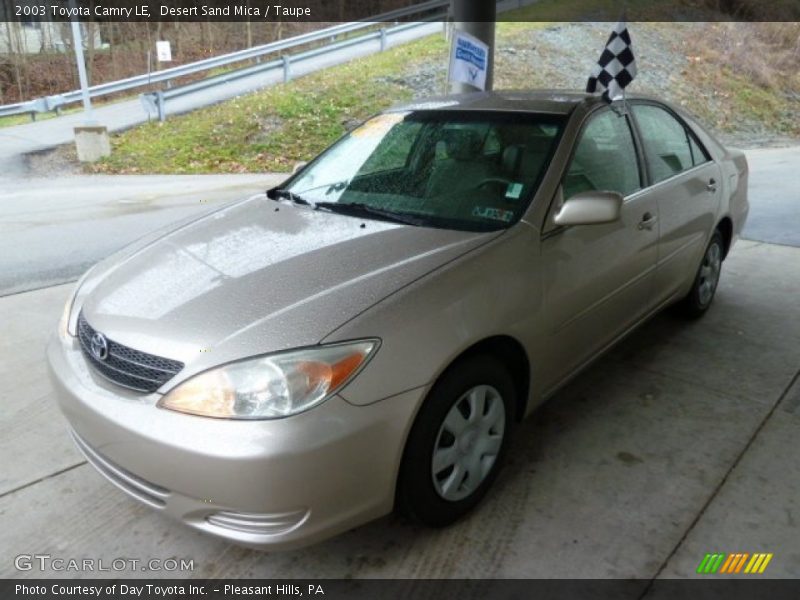 Desert Sand Mica / Taupe 2003 Toyota Camry LE