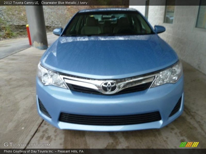 Clearwater Blue Metallic / Ivory 2012 Toyota Camry LE