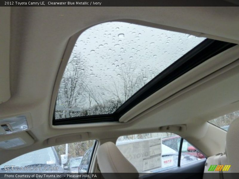Clearwater Blue Metallic / Ivory 2012 Toyota Camry LE