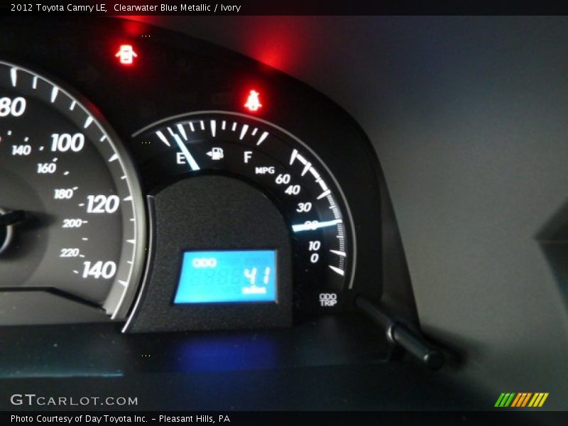 Clearwater Blue Metallic / Ivory 2012 Toyota Camry LE