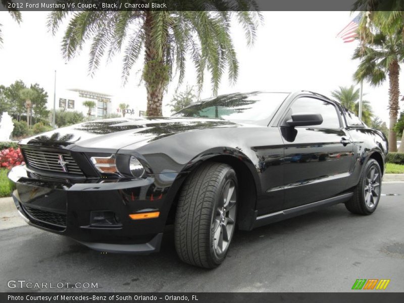 Black / Charcoal Black 2012 Ford Mustang V6 Coupe