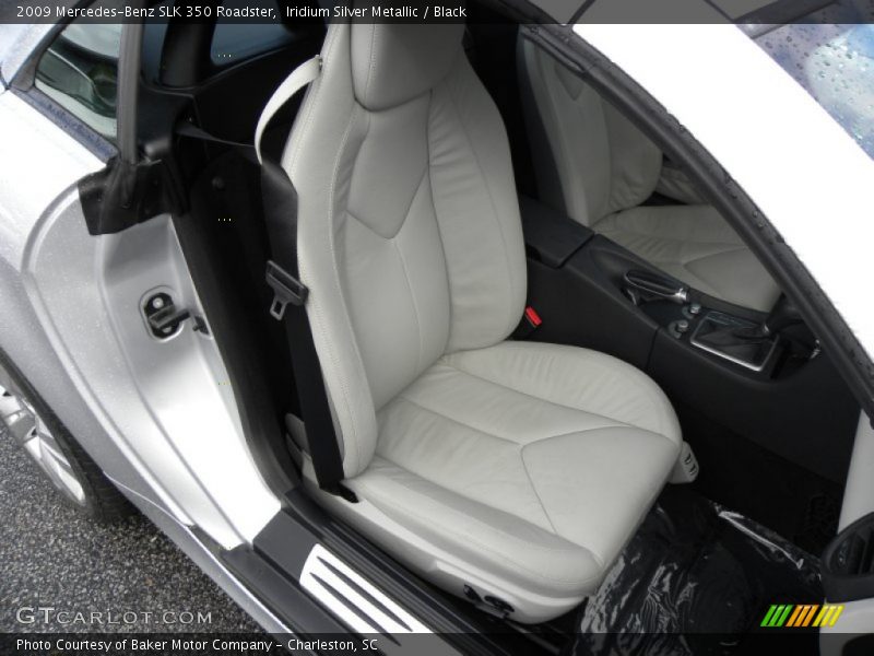 Iridium Silver Metallic / Black 2009 Mercedes-Benz SLK 350 Roadster