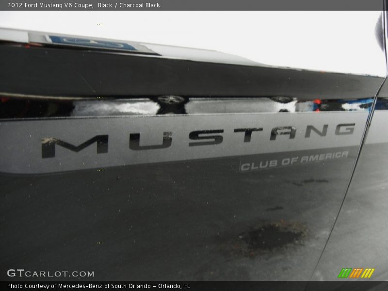 Black / Charcoal Black 2012 Ford Mustang V6 Coupe