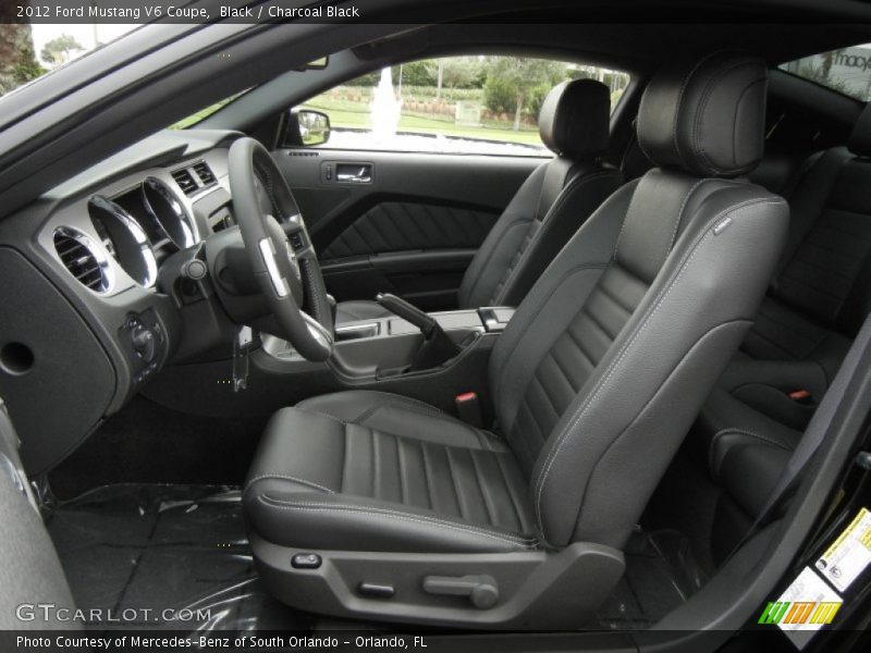 Black / Charcoal Black 2012 Ford Mustang V6 Coupe