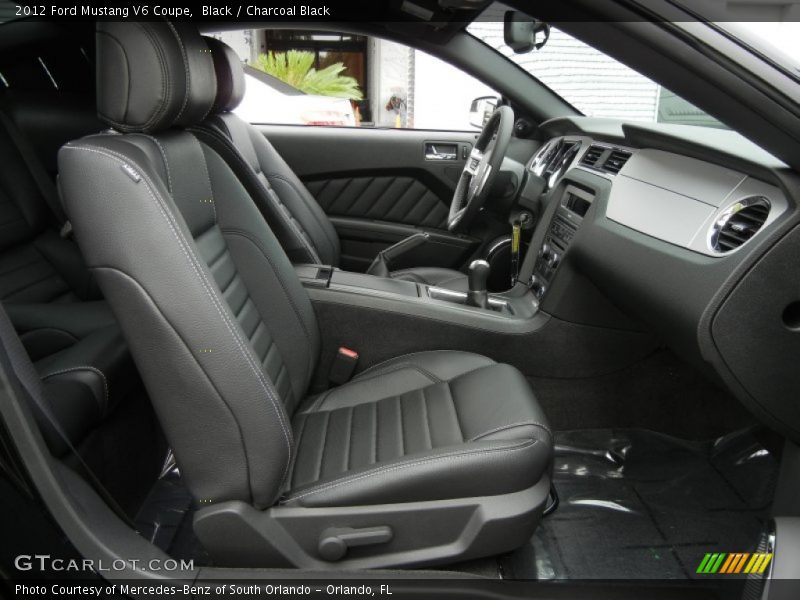 Black / Charcoal Black 2012 Ford Mustang V6 Coupe