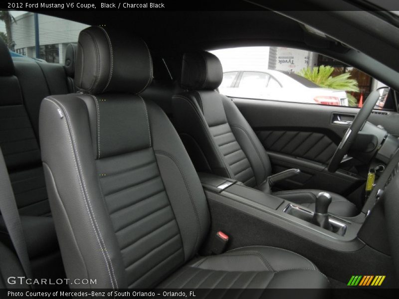 Black / Charcoal Black 2012 Ford Mustang V6 Coupe
