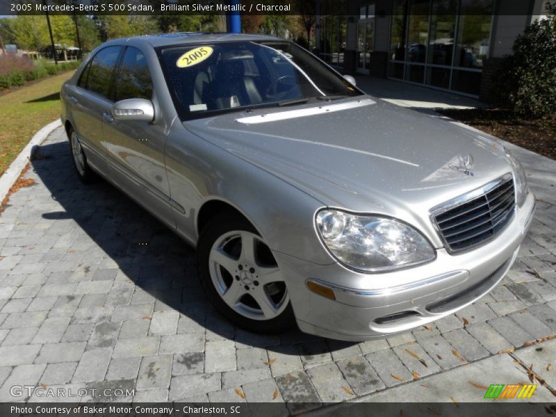 Brilliant Silver Metallic / Charcoal 2005 Mercedes-Benz S 500 Sedan