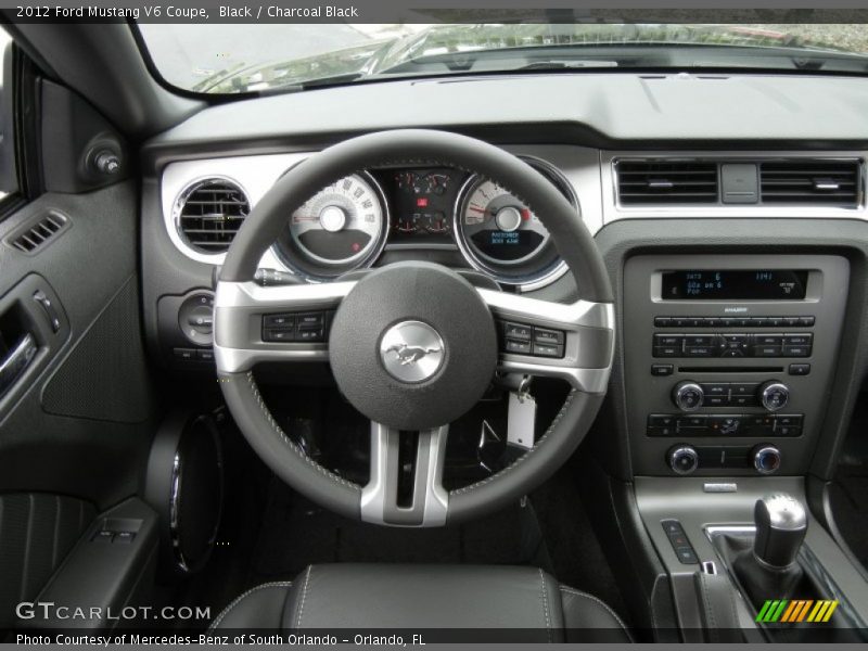 Black / Charcoal Black 2012 Ford Mustang V6 Coupe