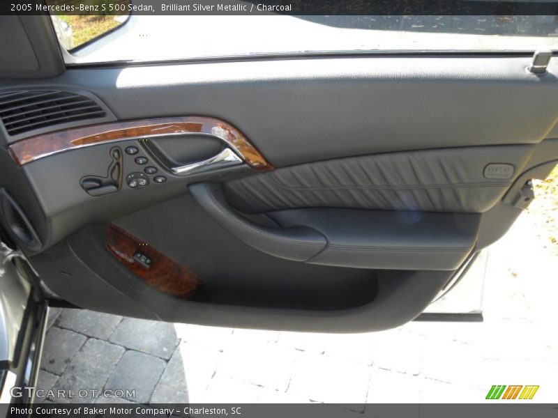 Brilliant Silver Metallic / Charcoal 2005 Mercedes-Benz S 500 Sedan