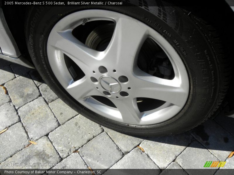 Brilliant Silver Metallic / Charcoal 2005 Mercedes-Benz S 500 Sedan