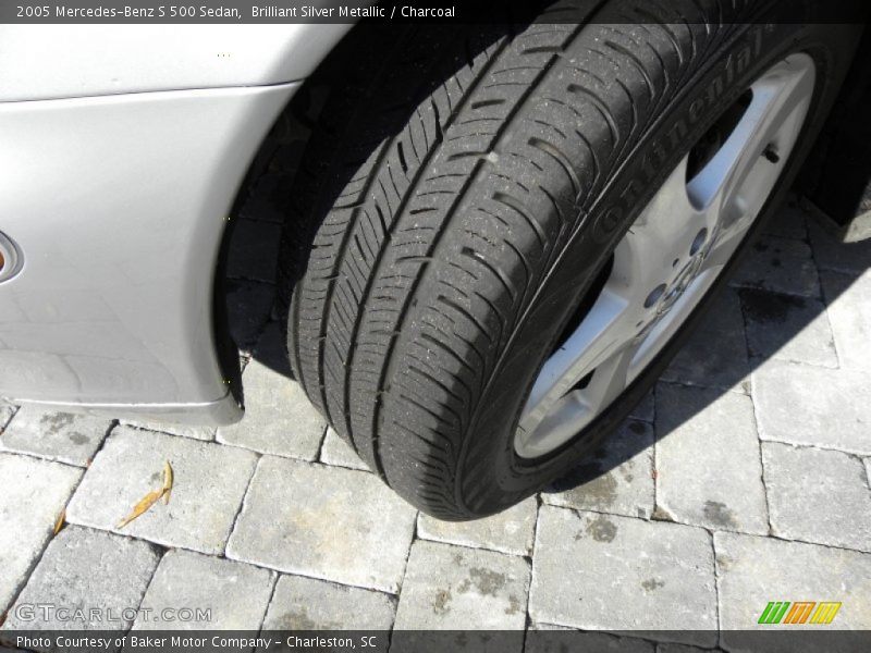 Brilliant Silver Metallic / Charcoal 2005 Mercedes-Benz S 500 Sedan