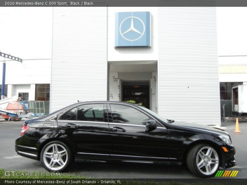 Black / Black 2010 Mercedes-Benz C 300 Sport