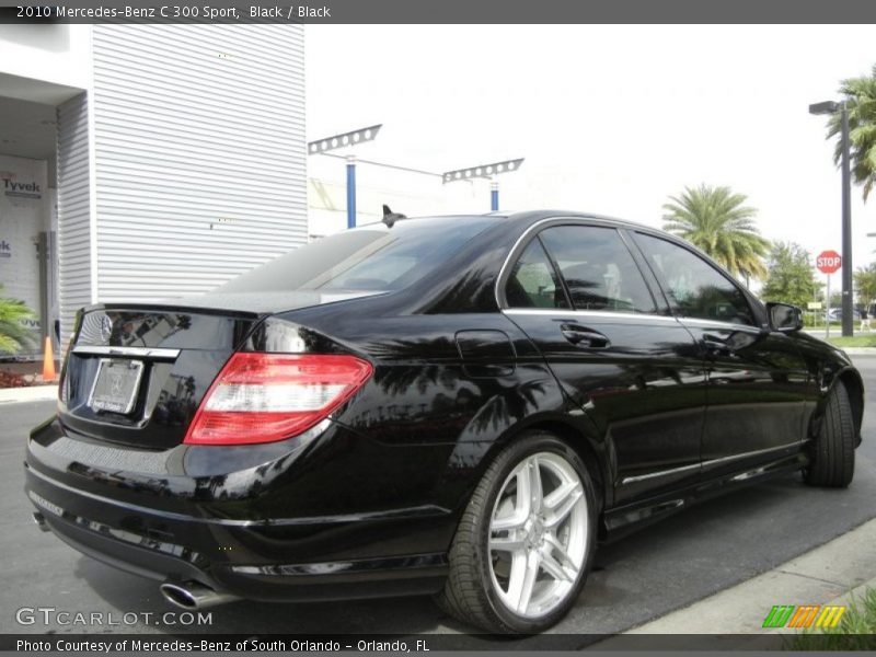 Black / Black 2010 Mercedes-Benz C 300 Sport
