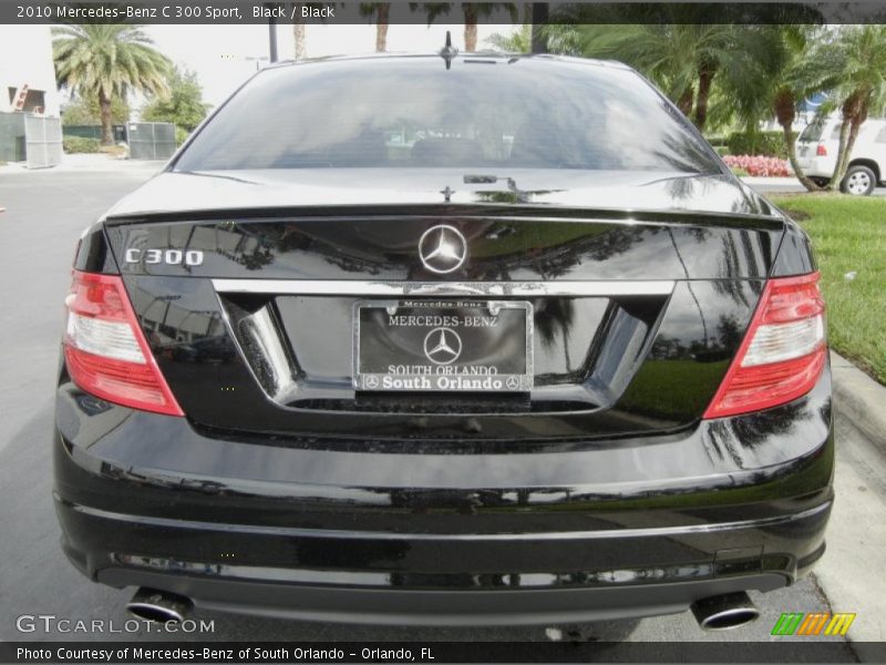 Black / Black 2010 Mercedes-Benz C 300 Sport