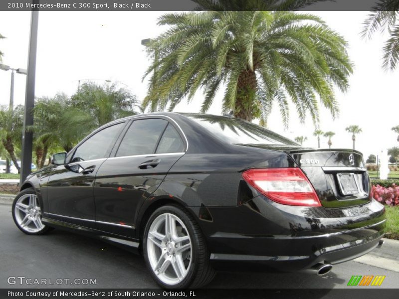 Black / Black 2010 Mercedes-Benz C 300 Sport