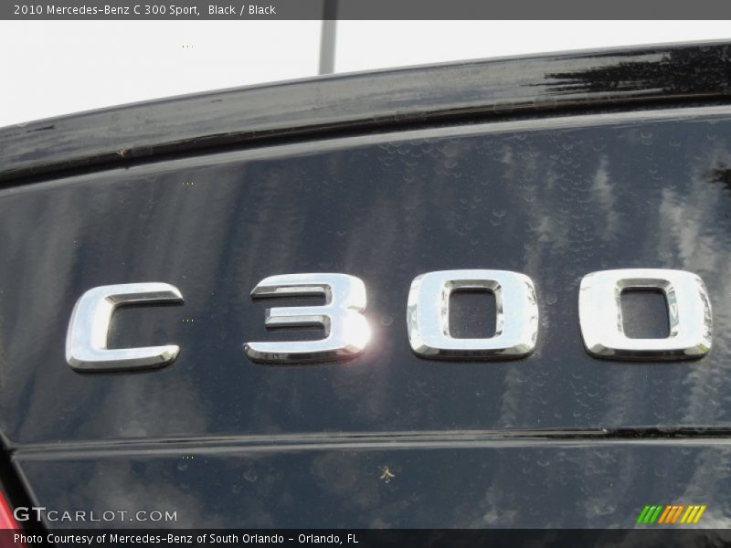 Black / Black 2010 Mercedes-Benz C 300 Sport